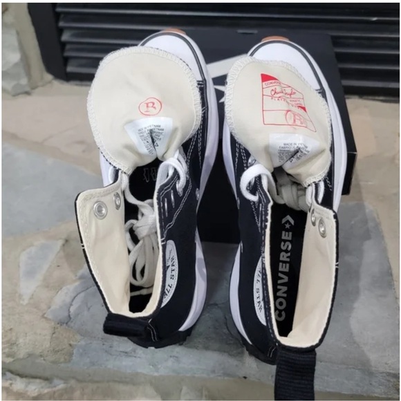 Converse Black Platform High-Top Sneakers—-NO BOX - Picture 2 of 3